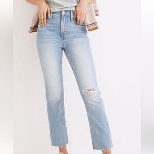 Madewell the perfect vintage crop Jean